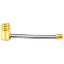 Трубка курильна металева пружина HL-181 Gold (10533)