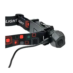 Ліхтарик налобний LED RL-211 Type-C, XPE LED+COB, Magnetic fix torch - мініатюра 3