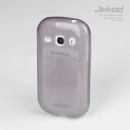 Чохол Jekod TPU Protective Case Samsung S6810/S6812 Galaxy Fame grey + плівка - мініатюра 2