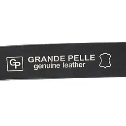 Шкіряний чоловічий ремінь GRANDE PELLE 3,4х120 см acs0026896 - мініатюра 4