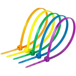 Хомут ZIPLEX 4х200 кольоровий мікс (100шт в уп)