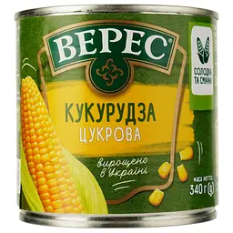 Кукурудза Верес цукрова з/б, 340 г (347619)