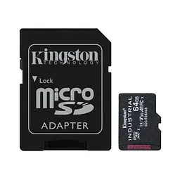 Карта пам'яті Kingston 64GB microSDXC class 10 UHS-I V30 A1 (SDCIT2/64GB) - мініатюра 1