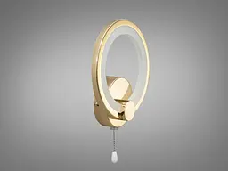 Бра настінне LED Diasha 8022/1G, 17W, 935 лм, золотий акрил, для кабінету - мініатюра 3