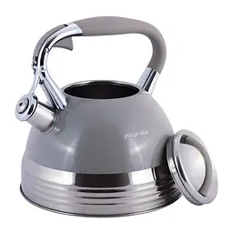 Чайник із свистком Kamille KM-0696GR 2.7 л сірий - мініатюра 4