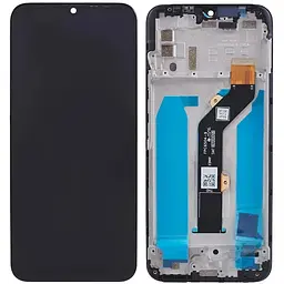 Дисплей Infinix Hot 10 Lite чорний, оригінал PRC, з рамкою, p/n: FPC6504-9
