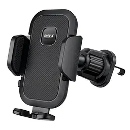 Тримач телефону автомобільний Brevia AirVent Pro MultyHold на дефлектор, для 4.7-6.8', ширина до 100мм, чорний(48810)