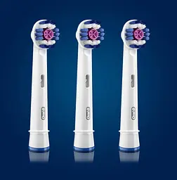 Насадка для зубної щітки Oral-B EB18-2 3D White 2 шт. [68113] - мініатюра 3