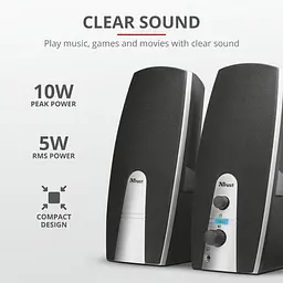Комп'ютерні колонки Trust Mila Speaker Set Black - мініатюра 5