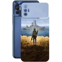 Защитная пленка StatusSKIN для Tecno Spark 8p KG7n Корпус Винил Корабль