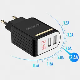 Якісна та потужна Мережевий зарядний пристрій з LED-індикатором Jellico WJ-C80 - мініатюра 4