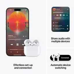 Бездротові навушники Apple AirPods 4 (MXP63) - мініатюра 6