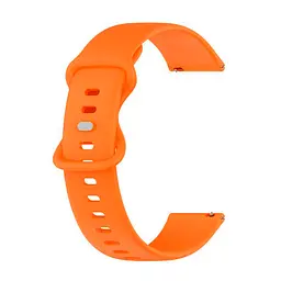 Ремінець для Samsung Galaxy Watch 5 Pro 45mm - Помаранчевий ширина кріплення 20мм силікон Watchbands Eight (W40-9WB76146876) - мініатюра 2