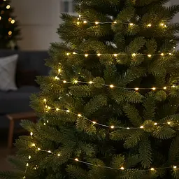 Гірлянда на батарейках Yasheng Lamps Крапля роси 100 LED теплий білий колір 