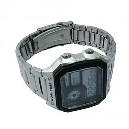 Чоловічий годинник Skmei 1335 Ripple Silver - мініатюра 7