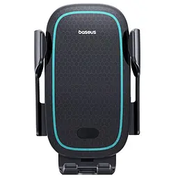 Автотримач з БЗП Baseus Milky Way Pro Wireless Charging Electric Car Mount 15W (C40357000111-0) Cluster Black - мініатюра 2