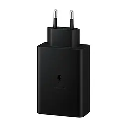 Зарядний пристрій Samsung 2xUSB-С 65W PD PPS/USB-A Black (EP-T6530NBEGEU) - мініатюра 2
