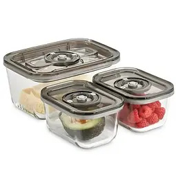 Набір скляних контейнерів для вакуумного пакувальника Caso VacuBoxx Eco-Set 1177С - мініатюра 5