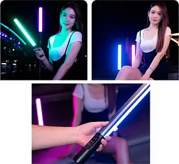 Освітлювач світлодіодний Puluz Handheld Photography LED Light RGB PU635 [98321] - мініатюра 4