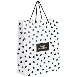 Пакет подарунковий Axent 8502-40-A Turnowsky BlackWhite Різнокольоровий shop (4063276344403)