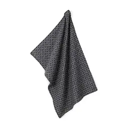 Полотенце Kela кухонное Gianna, 70x50 см, черно-белое с узором (12783) (00000023327)