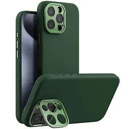 Чохол Silicone Nillkin LensWing Prop Magnetic для Apple iPhone 16 Pro Max (6.9) Зелений / Green - мініатюра 2