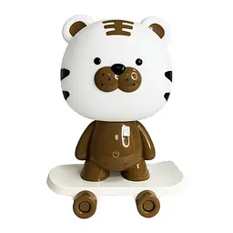 Нічник дитячий «Тигр на скейті» MGZ-1408(Brown) мережевий живлення від USB