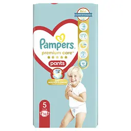 Набір Підгузків-трусиків Pampers Premium Care Pants 5 (12-17 кг) 2 х 52 шт. - мініатюра 4