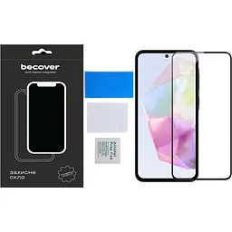 Захисне скло BeCover для Samsung Galaxy S24 FE SM-S721 Black (712485) - мініатюра 2