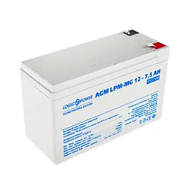 Акумулятор мультигелевий LogicPower AGM LPM-MG 12-7.5Ah - мініатюра 2