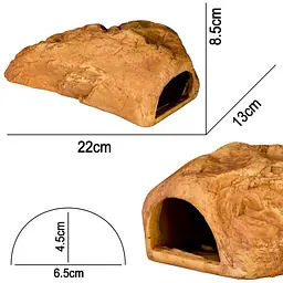 Декорація печера Terrario Rock Shelter M 22x13x8,5см (SA23139) - мініатюра 2