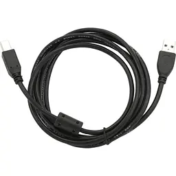 Кабель Cablexpert USB 2.0 AM/BM 1.5 m Black [CCFB-USB2-AMBM-1.5 m] [119102] - мініатюра 3