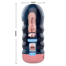 Мастурбатор Pretty Love Vacuum Cup Masturbator Mouth - мініатюра 8