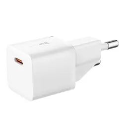Зарядний пристрій Baseus GaN5 FC mini 1C 20 W (CCGN050102) білий
