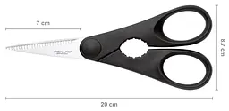 Ножиці кухонні Fiskars Essential 1023820 - мініатюра 2