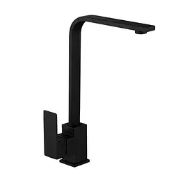 Змішувач для кухні Wezer PRO4A-02-BLACK, Чорний матовий