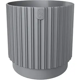Горщик для квітів Form-Plastic Міка Циліндр Петіт Eco-18 3.5 л сірий (5300-040)