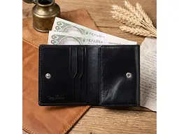 Вертикальне портмоне з гладкої шкіри Nevada 3459 Чорне 8,5x10,5x2,5 см TONY PEROTTI acs0032445 - мініатюра 2