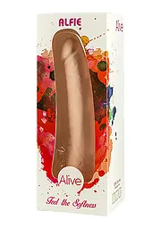Фалоімітатор Alive Alfie 18.6 см тілесний - мініатюра 2