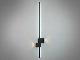 Бра настінне LED Diasha 1552/1000BK Цікаве, 25W, 4100K, чорний метал, сучасний стиль - мініатюра 3