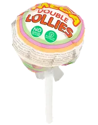 Набір льодяників на паличці Swizzels Double Lollies Sweets Dispenser Box 100шт - мініатюра 7
