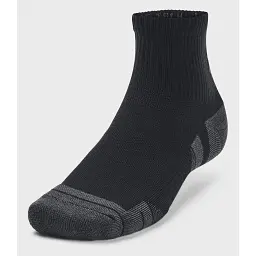 Шкарпетки Under Armour 1379510-001 Performance Tech 3 пари Qtr чорний LG (196884000998) - мініатюра 3