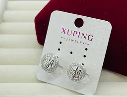 Сережки жіночі Xuping герб України сережки для вух гіпоалергенні з медичної сталі біжутерія