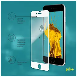 Скло захисне Piko Full Glue Apple iPhone SE 2020 white (1283126502927) - мініатюра 4
