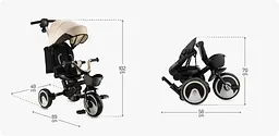 Триколісний велосипед MoMi Ivi Beige (ROTR00013) - мініатюра 9