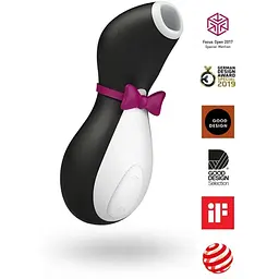 Вакуумний кліторальний стимулятор Satisfyer Penguin - мініатюра 2