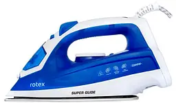 Прасувальна праска ROTEX RIC20-S Super Glide Антипригарне покриття 1600Вт Вертикальне відпарювання Синій/Білий - мініатюра 6