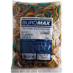 Гумки для грошей Buromax Jobmax 1000 г асорті (BM.5517)