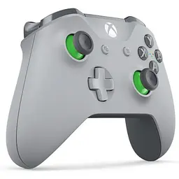 Microsoft Xbox One S Wireless Controller with Bluetooth (Grey/Green) - мініатюра 4