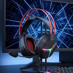 Навушники ігрові ACEFAST H16 gaming wired headset Black - мініатюра 6